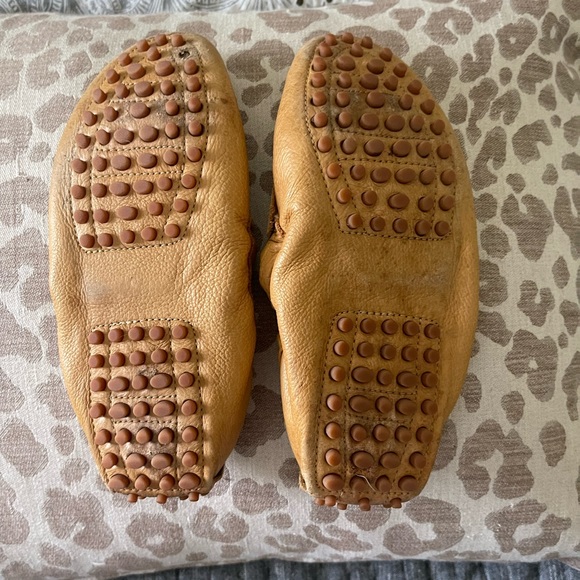 Chocolate Blu natural brown/cognac leather drivers, size 6.5 - Picture 7 of 7